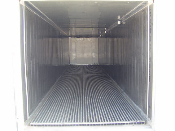 Inside a Refrigerated Container