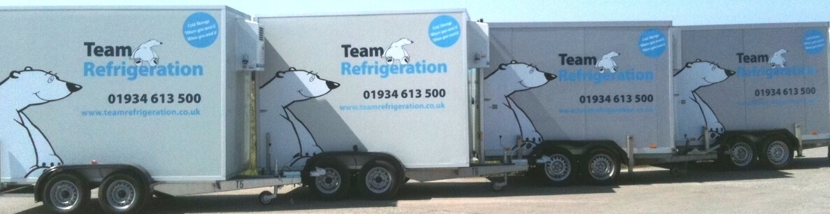Refrigerated trailers can be hired